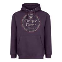 Plum cinque terre italia gift for italian mediterranean travelers t shirt Heavyweight Hoodie - baoMotion