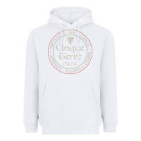 White cinque terre italia gift for italian mediterranean travelers t shirt Heavyweight Hoodie - baoMotion