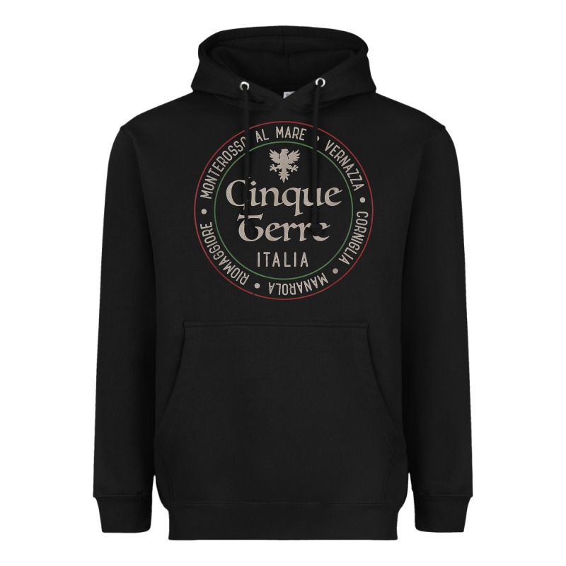Cinque Terre Italia Gift For Italian Mediterranean Travelers T Shirt Heavyweight Hoodie by baoMotion | Teevron