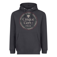 Smoke cinque terre italia gift for italian mediterranean travelers t shirt Heavyweight Hoodie - baoMotion