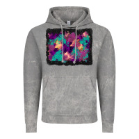 Cloud Rock halloween trees and turquoise glitter background Vintage Hoodie - BundleAndBundleShop