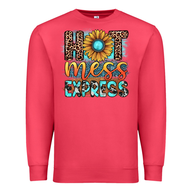 Hot Mess Express Premium Sweatshirt by JahusDesignShop | Teevron