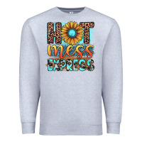 Heather Grey hot mess express Premium Sweatshirt - JahusDesignShop