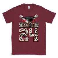Burgundy senior 24 Classic Tee - CowGirlArtShop