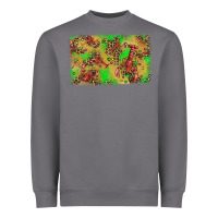 Storm mardi gras crawfish and glitter background Heavyweight Sweatshirt - AdoDesignShop