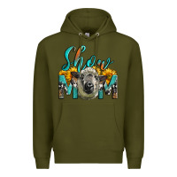 Army Green Western Show Mom Sheep Premium Hoodie - LillyAllenDesigns