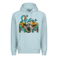 Blue Mist Western Show Mom Sheep Premium Hoodie - LillyAllenDesigns