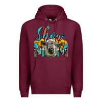 Burgundy Western Show Mom Sheep Premium Hoodie - LillyAllenDesigns