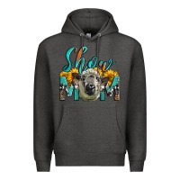 Charcoal Heather Western Show Mom Sheep Premium Hoodie - LillyAllenDesigns