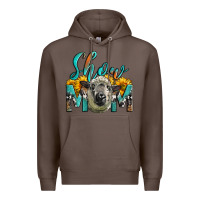 Coffee Western Show Mom Sheep Premium Hoodie - LillyAllenDesigns