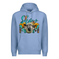 Colony Blue Western Show Mom Sheep Premium Hoodie - LillyAllenDesigns