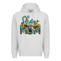 Dove Grey Western Show Mom Sheep Premium Hoodie - LillyAllenDesigns
