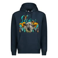Navy Western Show Mom Sheep Premium Hoodie - LillyAllenDesigns