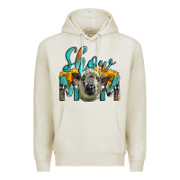 Oatmeal Heather Western Show Mom Sheep Premium Hoodie - LillyAllenDesigns