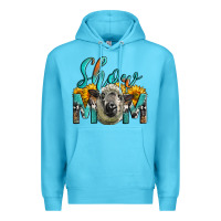 Ocean Blue Western Show Mom Sheep Premium Hoodie - LillyAllenDesigns