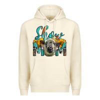Sandshell Western Show Mom Sheep Premium Hoodie - LillyAllenDesigns
