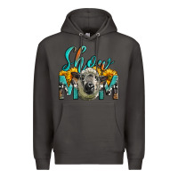 Smoke Western Show Mom Sheep Premium Hoodie - LillyAllenDesigns