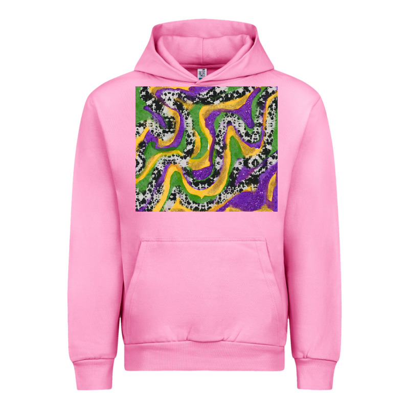 Mardi Gras Cowhide Urban Hoodie by RanaPortraitStore | Teevron