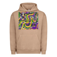 Pigment Burro mardi gras cowhide Urban Hoodie - RanaPortraitStore