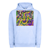 Pigment Grape Ice mardi gras cowhide Urban Hoodie - RanaPortraitStore