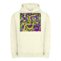 Pigment Pistachio mardi gras cowhide Urban Hoodie - RanaPortraitStore