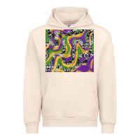 Sandshell mardi gras cowhide Urban Hoodie - RanaPortraitStore