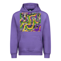 Tulip mardi gras cowhide Urban Hoodie - RanaPortraitStore