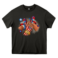 Asphalt America afro girl sneakers Heavy Core Tee - RanaPortraitStore