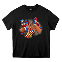Black America afro girl sneakers Heavy Core Tee - RanaPortraitStore