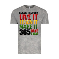 Cloud Rock black history live it Vintage Tee - FaDigitalArtStudio