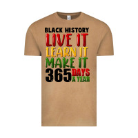 Vintage Camel black history live it Vintage Tee - FaDigitalArtStudio
