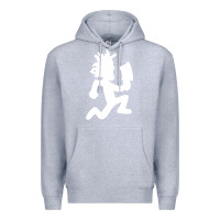 Heather Grey hatchetman Premium Hoodie - maiPhamDesign