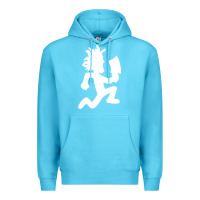 Ocean Blue hatchetman Premium Hoodie - maiPhamDesign