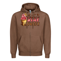 Chestnut stay sweet Zipper Hoodie - AdoDesignShop