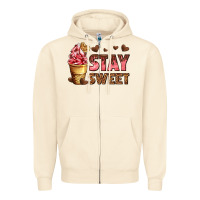 Sandshell stay sweet Zipper Hoodie - AdoDesignShop