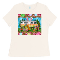 Easter Day Camping Ladies Tee | Teevron