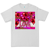 Dove Grey love heart shaped balloons tumbler hjf Premium Tee - HowdyJamesFarm