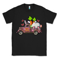 Black happy easter pink truck with bunny Classic Tee - RanaPortraitStore