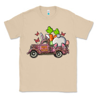 Mushroom happy easter pink truck with bunny Classic Tee - RanaPortraitStore