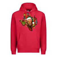 Cardinal christmas texas highland cow Premium Hoodie - Jasminsmagicworld