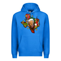 True Royal christmas texas highland cow Premium Hoodie - Jasminsmagicworld