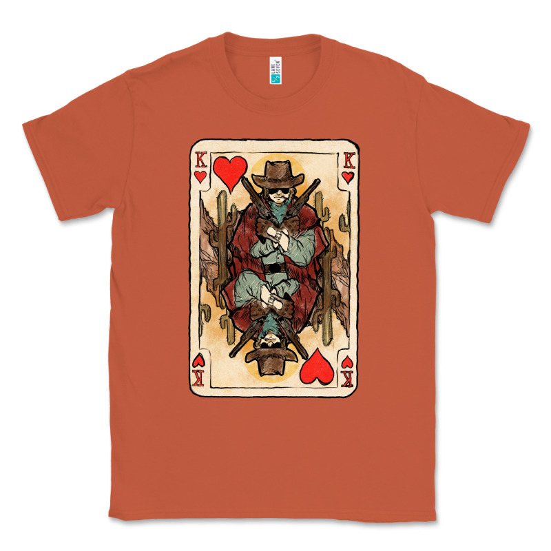King Of Hearts Cowboy Classic Tee by HowdyJamesFarm | Teevron