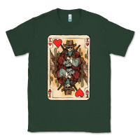 Sports Green King Of Hearts Cowboy Classic Tee - HowdyJamesFarm
