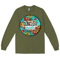 Army Green teacher mode earrings Long Sleeve Tee - BundleAndBundleShop