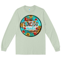Matcha teacher mode earrings Long Sleeve Tee - BundleAndBundleShop