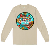 Mushroom teacher mode earrings Long Sleeve Tee - BundleAndBundleShop