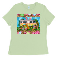 Matcha Easter Day camping Ladies Tee - OliviaCreatesArt