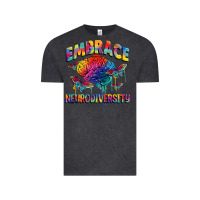 Vintage Black Embrace neurodiversity Autism Vintage Tee - FaDigitalArtStudio