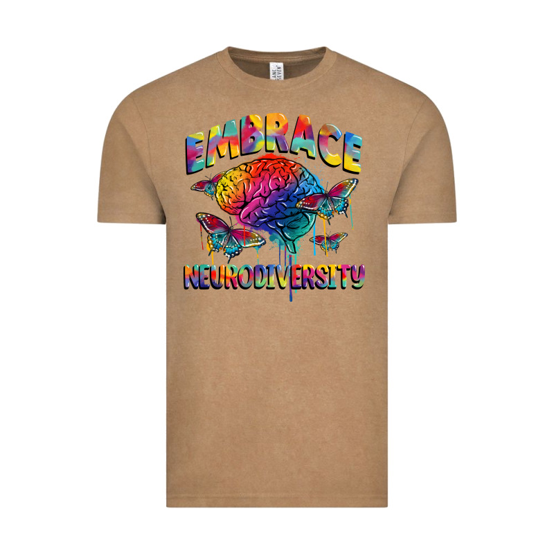 Embrace Neurodiversity Autism Vintage Tee by FaDigitalArtStudio | Teevron