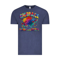 Vintage Denim Embrace neurodiversity Autism Vintage Tee - FaDigitalArtStudio